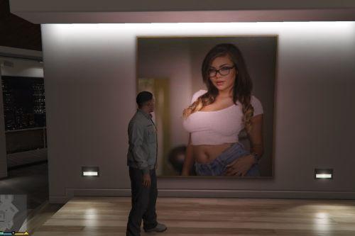 Hot Girls' Posters in Franklin's House